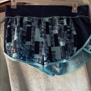 Blue under Armour running shorts
